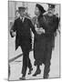 Mrs Pankhurst is Arrested Outside Buckingham Palace-null-Mounted Photographic Print