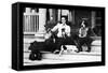 Mrs. Patten and Her Seven Dogs-null-Framed Stretched Canvas