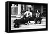 Mrs. Patten and Her Seven Dogs-null-Framed Stretched Canvas