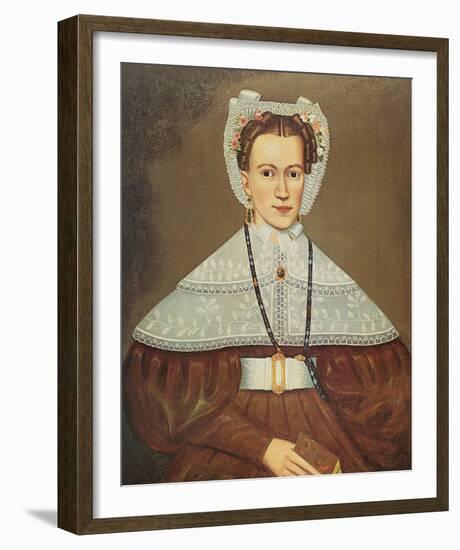 Mrs. Pearce-Erastus Salisbury Field-Framed Art Print