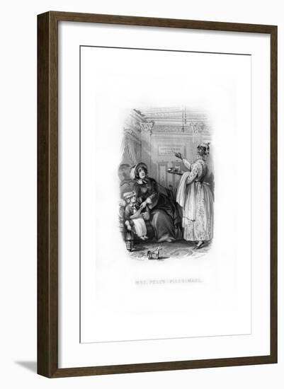 Mrs Pell's Pilgrimage, 1872-C Burt-Framed Giclee Print