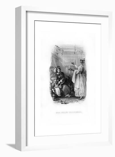 Mrs Pell's Pilgrimage, 1872-C Burt-Framed Giclee Print