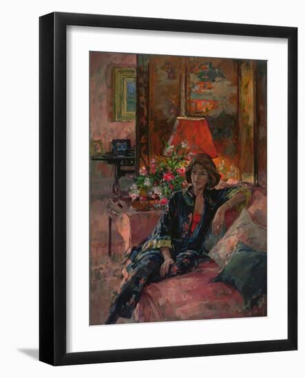 Mrs Peter Hambro, 1996-Susan Ryder-Framed Giclee Print