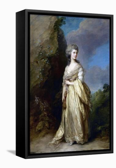 Mrs. Peter William Baker-Thomas Gainsborough-Framed Stretched Canvas