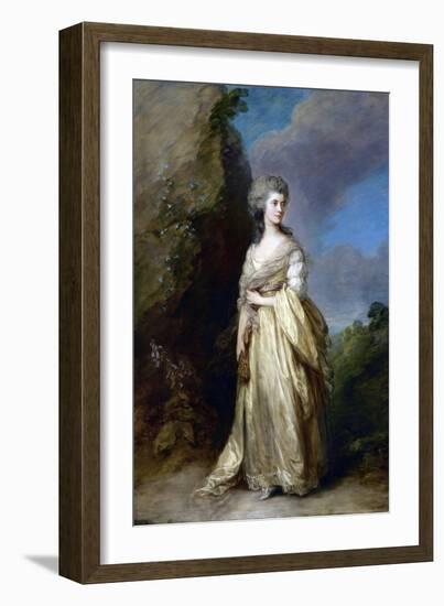 Mrs. Peter William Baker-Thomas Gainsborough-Framed Giclee Print