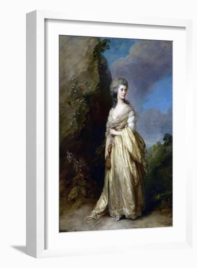 Mrs. Peter William Baker-Thomas Gainsborough-Framed Giclee Print