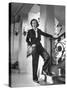 Mrs. Phillip Isles Wearing Bull Fighter Pajamas with Bolera Jacket-Nina Leen-Stretched Canvas