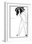 Mrs Pinchwife-Aubrey Beardsley-Framed Art Print