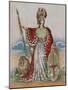 Mrs. Pope as Britannia-null-Mounted Giclee Print