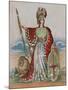 Mrs. Pope as Britannia-null-Mounted Giclee Print