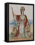 Mrs. Pope as Britannia-null-Framed Stretched Canvas