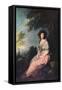 'Mrs. Richard Brinsley Sheridan', 1785-1787-Thomas Gainsborough-Framed Stretched Canvas