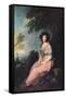 'Mrs. Richard Brinsley Sheridan', 1785-1787-Thomas Gainsborough-Framed Stretched Canvas