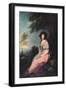 'Mrs. Richard Brinsley Sheridan', 1785-1787-Thomas Gainsborough-Framed Giclee Print