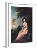 'Mrs. Richard Brinsley Sheridan', 1785-1787-Thomas Gainsborough-Framed Giclee Print