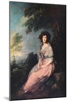 'Mrs. Richard Brinsley Sheridan', 1785-1787-Thomas Gainsborough-Mounted Giclee Print