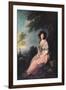 'Mrs. Richard Brinsley Sheridan', 1785-1787-Thomas Gainsborough-Framed Giclee Print