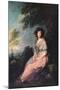 'Mrs. Richard Brinsley Sheridan', 1785-1787-Thomas Gainsborough-Mounted Giclee Print