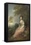 Mrs. Richard Brinsley Sheridan, 1785- 87-Thomas Gainsborough-Framed Stretched Canvas