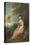 Mrs. Richard Brinsley Sheridan, 1785- 87-Thomas Gainsborough-Stretched Canvas