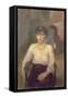 Mrs Richard Chilver-Claude Rogers-Framed Stretched Canvas