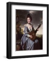 Mrs Robert Gwillym, 1766-Joseph Wright of Derby-Framed Giclee Print