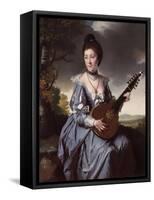 Mrs Robert Gwillym, 1766-Joseph Wright of Derby-Framed Stretched Canvas