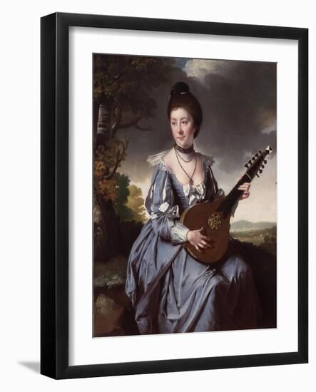 Mrs Robert Gwillym, 1766-Joseph Wright of Derby-Framed Giclee Print