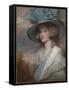 Mrs Robert Trotter of Bush-George Romney-Framed Stretched Canvas