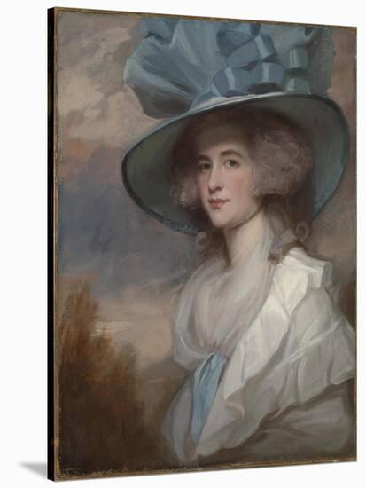 Mrs Robert Trotter of Bush-George Romney-Stretched Canvas