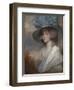 Mrs Robert Trotter of Bush-George Romney-Framed Giclee Print