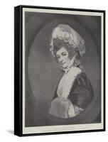 Mrs Robinson-George Romney-Framed Stretched Canvas