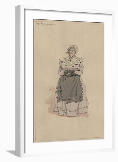 Mrs Rouncewell, C.1920s-Joseph Clayton Clarke-Framed Giclee Print