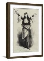 Mrs Rousby as Joan of Arc, at the Queen's Theatre-Frederick Barnard-Framed Giclee Print