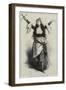 Mrs Rousby as Joan of Arc, at the Queen's Theatre-Frederick Barnard-Framed Giclee Print