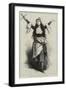 Mrs Rousby as Joan of Arc, at the Queen's Theatre-Frederick Barnard-Framed Giclee Print