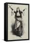 Mrs Rousby as Joan of Arc, at the Queen's Theatre-Frederick Barnard-Framed Stretched Canvas