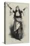 Mrs Rousby as Joan of Arc, at the Queen's Theatre-Frederick Barnard-Stretched Canvas