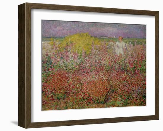 Mrs. Russell Amongst the Flowers at Belle Isle, 1927-John Peter Russell-Framed Giclee Print