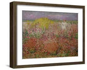 Mrs. Russell Amongst the Flowers at Belle Isle, 1927-John Peter Russell-Framed Giclee Print