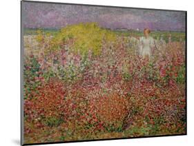 Mrs. Russell Amongst the Flowers at Belle Isle, 1927-John Peter Russell-Mounted Giclee Print