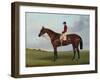 Mrs S. Wrather's 'Nutwith', with J. Marson Up, 1843-Harry Hall-Framed Giclee Print