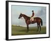 Mrs S. Wrather's 'Nutwith', with J. Marson Up, 1843-Harry Hall-Framed Giclee Print