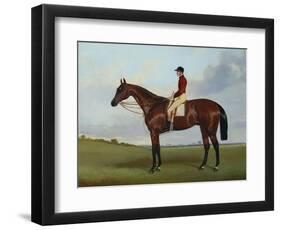 Mrs S. Wrather's 'Nutwith', with J. Marson Up, 1843-Harry Hall-Framed Premium Giclee Print