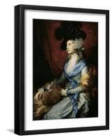 Mrs Sarah Siddons, the Actress-Thomas Gainsborough-Framed Giclee Print