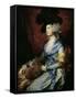 Mrs Sarah Siddons, the Actress-Thomas Gainsborough-Framed Stretched Canvas