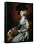 Mrs Sarah Siddons, the Actress-Thomas Gainsborough-Framed Stretched Canvas