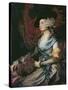 Mrs. Sarah Siddons-Thomas Gainsborough-Stretched Canvas