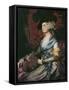 Mrs. Sarah Siddons-Thomas Gainsborough-Framed Stretched Canvas