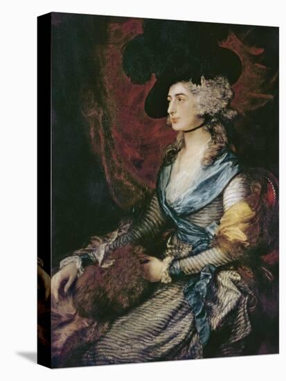 Mrs. Sarah Siddons-Thomas Gainsborough-Stretched Canvas